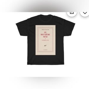 Simone de Beauvoir T shirt L